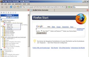 Sitebar screenshot 3