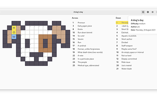 GNOME Crosswords screenshot 1