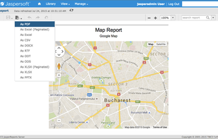 JasperReports screenshot 1