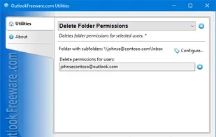 Delete Folder Permissions for Outlook screenshot 1