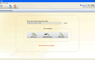 Kernel for VHD Recovery screenshot 1