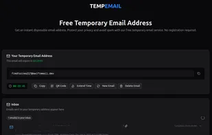 Your temporary email