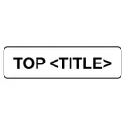 Top Title icon