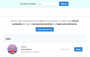 30 Hour Jobs screenshot 1