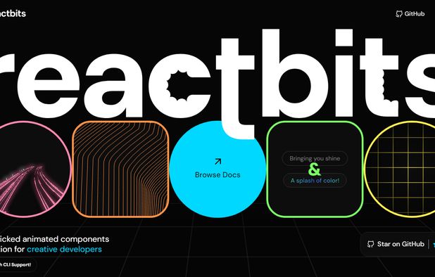 React Bits An Open Source Collection Of Animated Interactive Fully 