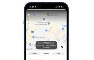 Staff clock in using location, face, or WiFi