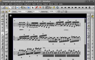 Rosegarden screenshot 1