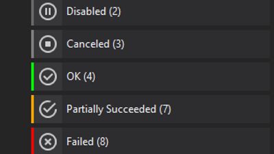 Customizable status colors and icons