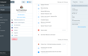 GoSquared People Profiles, the one true view of all of your leads, users and customer's real time browsing activity from the moment they land on your website. 
