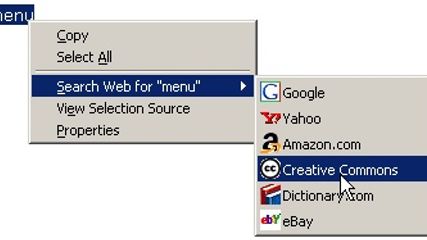 Expands the context menu's 'Search for' item into a list of installed search engines, allowing you to choose the engine you want to use for each search.