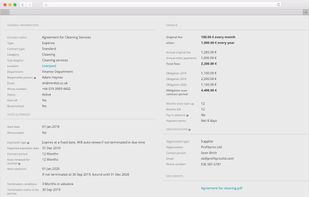 Get a complete overview of your contracts. Start fixing the contract mess with Contractpedia.