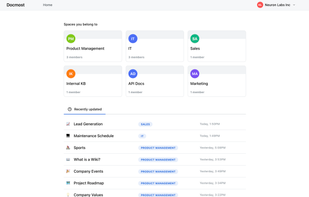 Docmost screenshot 1