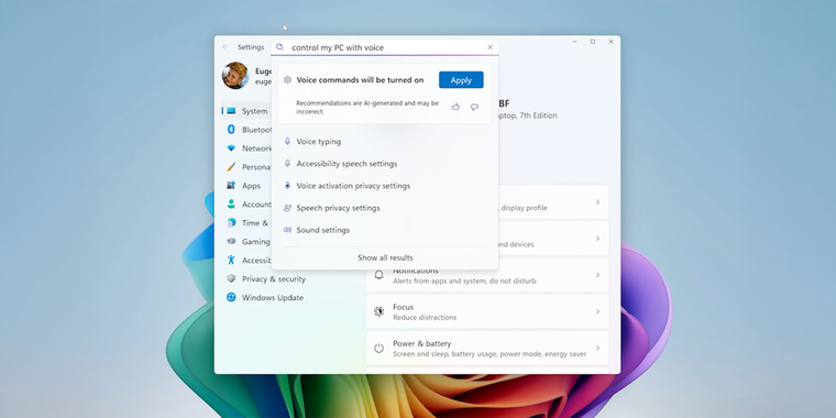 Windows 11 adds AI in Settings, a new Start Menu and AI-powered search in Photos & Search