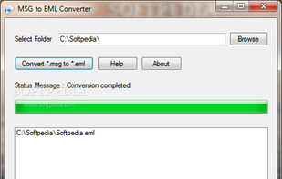 DeConf MSG to EML Converter screenshot 1
