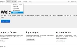 Xon CMS in the browser
