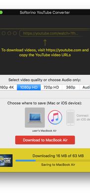 Softorino YouTube Converter screenshot 1