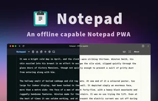 Notepad.js screenshot 1
