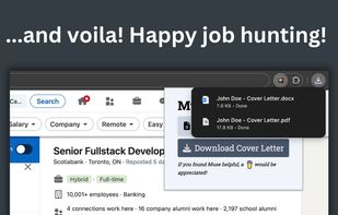 ...and voila! Happy job hunting!