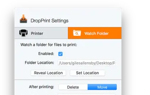 Move or delete files after printing