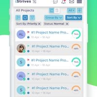 iStrives Mobile App: Project Management