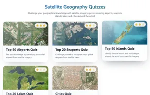 SatQuiz: Guess from Satellite | Geography Quiz Games