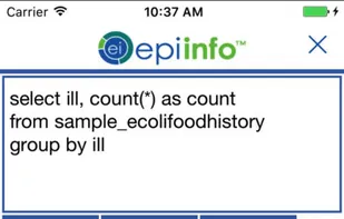 Epi Info screenshot 3