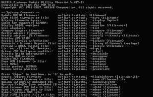 NVIDIA NVFlash screenshot 1