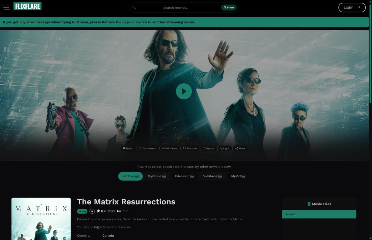 FlixFlare Watch Movies and TV Shows Online Free on FlixFlare