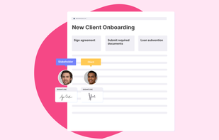 Use our proprietary and legally-binding eSigning feature on any form.