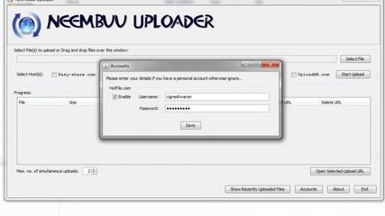 Neembuu Uploader screenshot 1