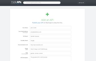 Public APIs screenshot 1