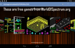 Speccy emulator screenshot 2