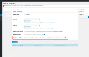 Htaccess by BestWebSoft screenshot 1