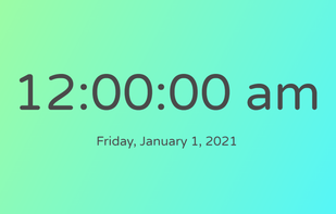 Gradient Clock screenshot 1