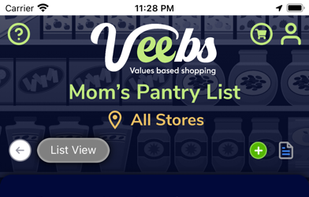 Veebs - Values Based Shopping screenshot 1