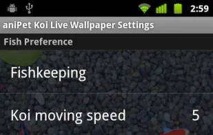 aniPet Koi Live Wallpaper screenshot 2
