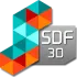 SDF 3D icon