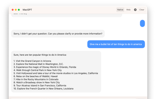 MacGPT screenshot 2