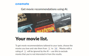 Cinemate screenshot 1