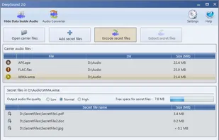 DeepSound screenshot 1