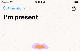 iAffirmations screenshot 1