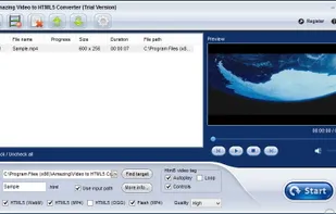 Amazing Video to HTML5 Converter screenshot 1