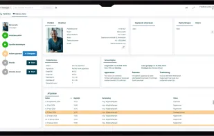 Example of a low-code developed digital healthcare record