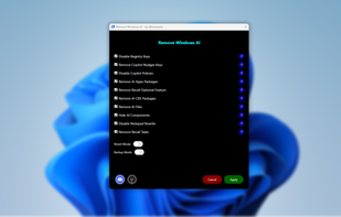 RemoveWindowsAI screenshot 1