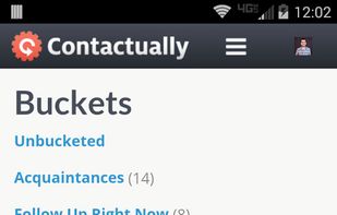 Contactually screenshot 1