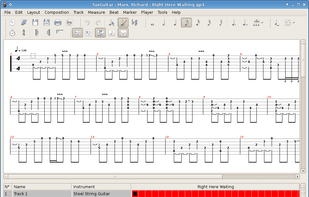 TuxGuitar screenshot 1