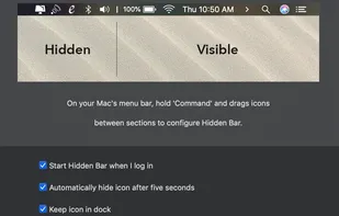 Hidden Bar screenshot 1