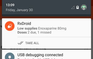 RxDroid screenshot 2