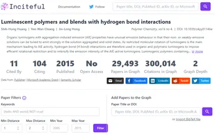 Inciteful screenshot 1