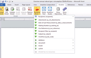 Invantive Composition for Word screenshot 1